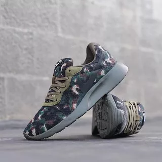 ????? SEPATU NIKE ORI TANJUN DARK GREEN MOTIF ARMY NEW SNEAKERS