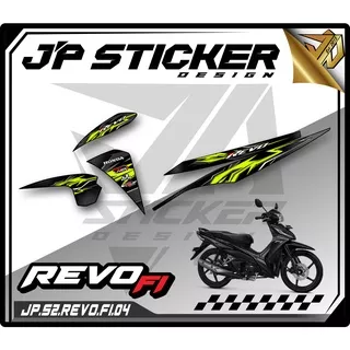 REVO STICKER STRIPING REVO FI - STICKER MOTOR HONDA REVO FI NEW - REVO FIT INJEKSI LIST VARIASI HOLOGRAM (JP.S2) 04