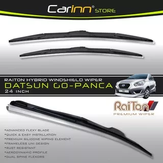 Raiton Wiper Hybrid Kaca Depan Mobil Datsun-Go Panca 24 -1 Buah