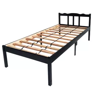Tempat tidur kayu /Ranjang kayu/ Single bed uk 90 x200