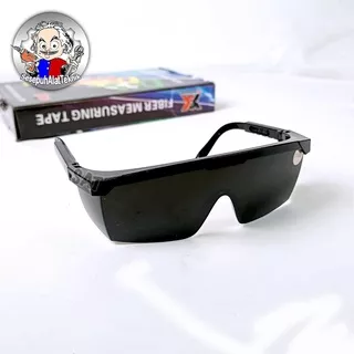 Kacamata Safety UV Black / Kacamata Las Safety / Kacamata Las Hitam / Kacamata Safety Gerinda RRT
