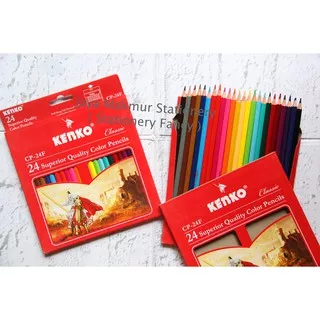 Pensil warna KENKO 24 warna CP-24F