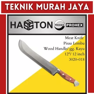 Pisau Lembu / Daging 12 GG Kayu HASSTON 3020-018 Meat Knife 12 inch