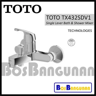 KERAN TOTO TX432SDV1 SHOWER & BATHTUB MIXER  (PANAS DINGIN) / Kran Shower TOTO TX 432 SDV1