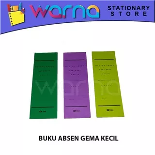 BUKU ABSEN GEMA KECIL BUKU ABSENSI