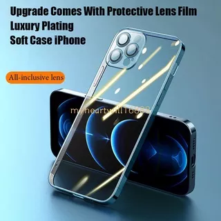 Soft Case iPhone 11 Pro Max Full Lens Protective Case Phone Case Untuk Iphone 7 Plus 11 Pro Max 6 6s 7 8 Plus X Xs Max Xr