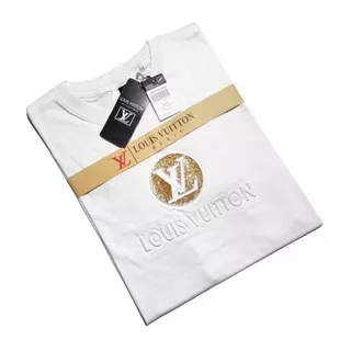 Kaos Louis Vuitton Embos Huruf Timbul Logo LV Import Premium / Kaos Pria Import Original