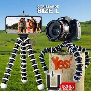 Flexible Tripod / GorillaPod Size Large (Big) Universal + Holder Android / HP