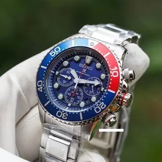 SEIKO PROSPEX DIVER SSC019 SSC019P1 SOLAR CHRONOGRAPH BLUE DIAL ORI