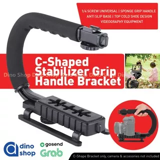 C U Shape Video Stabilizer Bracket Handle Grip Camera DSLR ACTION CAM