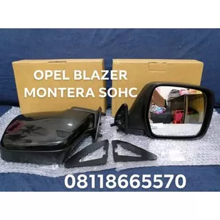 KACA Spion OPEL BLAZER MONTERA SOHC Warna Hitam Merk DEPO ASLI Made In TAIWAN PRESISI dan AWET