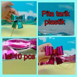 tali pita jepang tarik serut kado kecil hiasan parcel plastik lucu