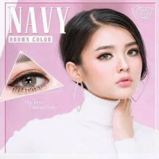 (Gudang 2) Softlens Navy by Kitty Kawaii