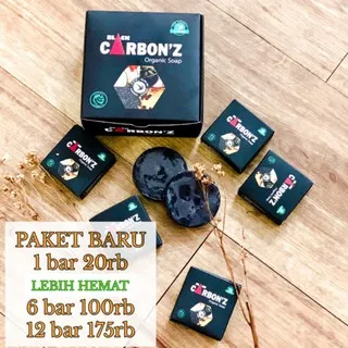 Paket Baru Black Carbonz ! Sabun Black Carbon | Sabun Jerawat | Sabun Kesehatan | Sabun Kecantikan