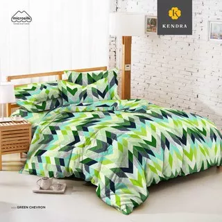 New Sprei Kendra Green Chevron 160x200