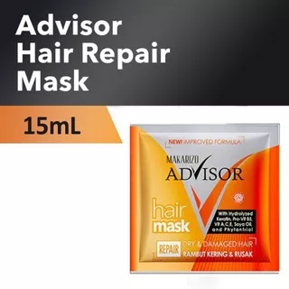 Makarizo Advisor Hair Repair Mask Sachet 15mL / Masker Rambut Makarizo / Makarizo Hair Mask