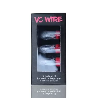 VC Wire Red Edition Fused Clapton Wire 0.15Ohm (1 Pack isi 5 Pasang)
