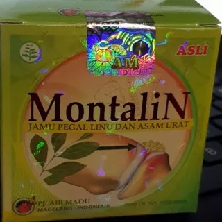 Montalin Original 100% Jamu Obat Herbal Asam Urat Asli Rematik Nyeri Sendi Lutut Pegal Linu Ampuh