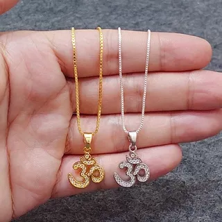 kalung xuping omkara elegan lapisan emas 24karat mode baru