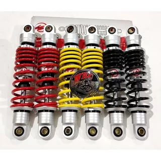 Shock Shockbreaker Belakang  270 mm 27 cm Wilwood Z Series Merah Kuning Hitam Yamaha Jupiter/Z - New - Vega - Vega ZR Dll