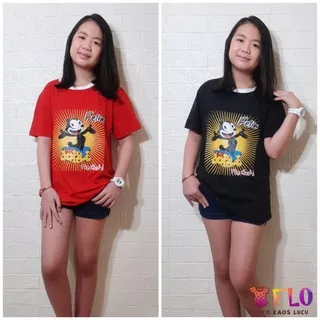 Size XL (LD95 LD100 LD105) - BTG57 - Kaos Oblong Wanita - Tshirt Cewek Ukuran Besar -  T-shirt Perempuan Lengan Pendek-  Big Size Tee - Katun Combed Premium - Motif Kucing Cat - Kaos Merek Felix The Cat