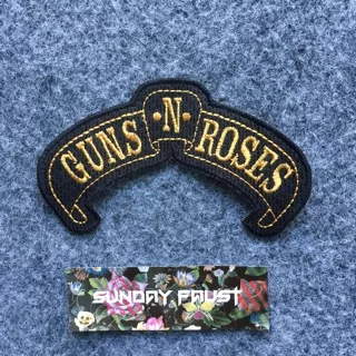 Patch/Emblem bordir jahit band Guns n Roses