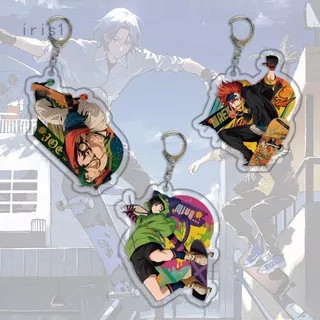 Anime SK8 The Infinity Acrylic Keychain SK EIGHT Character Pendant Key Ring Souvenirs