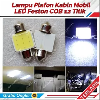 LAMPU LED PLAFON KABIN MOBIL KAPSUL PLASMA FESTON 12 TITIK POWER BRIGHT HEMAT DAYA UNIVERSAL: AVANZA XENIA JAZZ BRIO MOBILIO AGYA CAYLA KIJANG INNOVA VIOS ERTIGA BR-V HR-V CR-V PAJERO FORTUNER VELLFIRE ALPHARD DLL