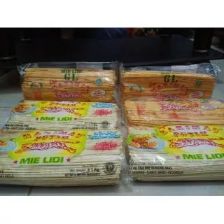 Mie Lidi GL / Mie Gomak Medan / Mie Kering Gandum Cap Harimau KUNING - PUTIH 1kg