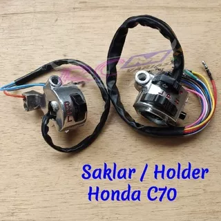 Saklar holder sein reting lampu  Honda C70 atau holder C50 pispot