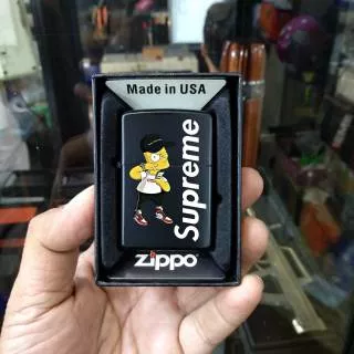Zippo supreme Bart Simpson keren dan limited