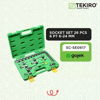 TEKIRO Sock Set 3/8 (Plastik) 26 PCS / Socket Set