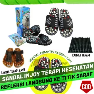 Sandal Rematik Sandal Refleksi Terapi Kesehatan Injoy Sendal Kesehatan Menaikan Imun tubuh