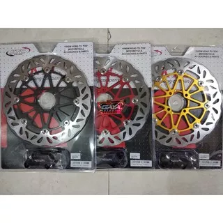 DISC PIRINGAN CAKRAM BREKET KTC KYTACO RACING 300MM YAMAHA JUPITER Z VEGA R FIZR RX NOT PSM NON RCB