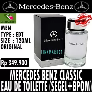 PARFUM ORIGINAL MERCEDES BENZ EAU DE TOILETTE FOR MEN 120ML SEAL BPOM