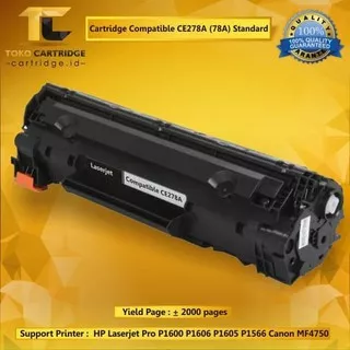 Cartridge Toner Compatible HP CE278A 78A Canon CRG 128 328 728