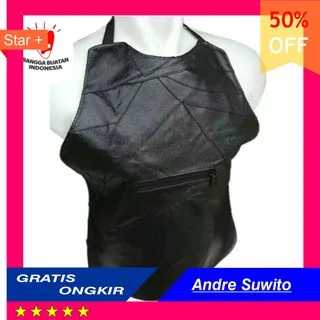 Hot Promo Rompi Motor Kulit Asli  Tutup Dada  Body Protector Bikers