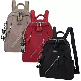 Asuka_bag BISA COD Tas Wanita Oxford Ransel Zipper Tas Sekolah untuk Remaja Gadis Kecil Tas Ransel Wanita Tas Bahu