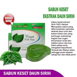 Sabun Sirih Kinori Original BPOM - Sabun Kesat Sirih kinori Original Piper Battle Soap - Sabun Kesat Dengan Extrak Sirih 100%