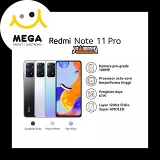 Xiaomi Redmi Note 11 Pro 8GB + 128GB Garansi Resmi Xiaomi Indonesia
