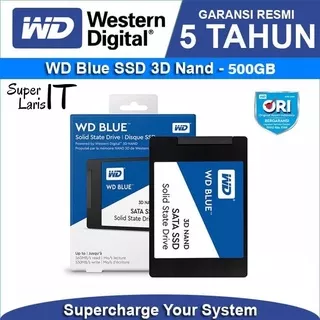 SSD WD Blue 500GB 2.5 Sata 3D Nand Garansi Resmi