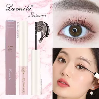 Maskara Lameila 2 Warna Lameila Mascara Waterproof 3D Lash Long Curling Mascara Volumizing Mascara