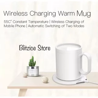 Wireless Charging Thermos Electric Coffee Cup Mug Warmer