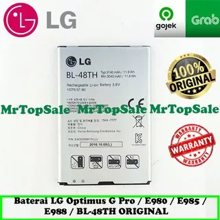 Baterai Handphone LG Optimus G Pro / E980 / E985 / E988 / BL48TH / BL-48TH ORIGINAL Batre Battery HP