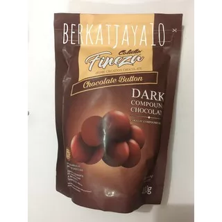 Colatta Fineza Chocolate Button Murah Dark Coklat Compound 400 gr