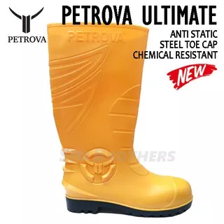 Petrova Ultimate Yellow PVC Safety Boot Waterproof