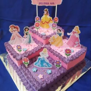 Kue ultah sudut Princess