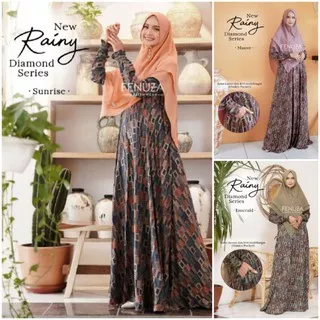 RAINY DRESS BY FENUZAMUSLIMWEAR