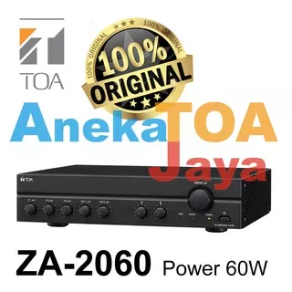 TOA ZA 2060 AMPLIFIER 100% ORIGINAL MIXER POWER 60 WATT ZA2060 ASLI