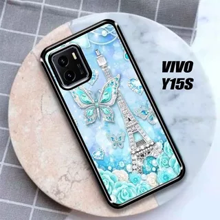 HK - Case VIVO Y15S Terbaru [ PARIS 02 ] - Casing VIVO Y15S - Casing Hp Mewah - Hardcase Hp - Silikon Hp - Softcase Hp - Cesing HP VIVO Y15S - Softcase Glass Kaca - Case Terlaris - COD